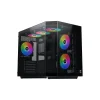 Vỏ Case Xigmatek Cubi M Black (M-ATX/Mid Tower/Kính vát góc)