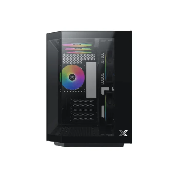 Vỏ Case Xigmatek Cubi M Black (M-ATX/Mid Tower/Kính vát góc)