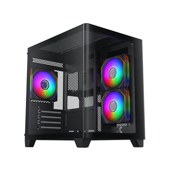 Vỏ Case Xigmatek Pano M Nano 3GF Black, M-ATX, 3Fan