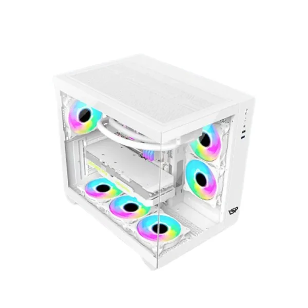 Vỏ Casse VSP Gaming Aquanaut X4 | ATX, Mid Tower, Trắng