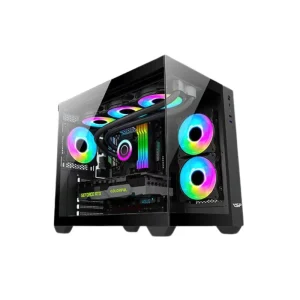 Vỏ Casse VSP Gaming Aquanaut X4 | ATX, Mid Tower, Đen