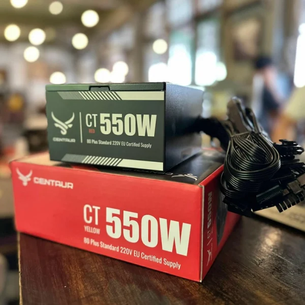 Nguồn Centaur CT-550W 80 Plus Bronze 550W – Đen