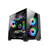 Vỏ case Centaur Titan CT-V001 | mATX, Mid Tower, Đen
