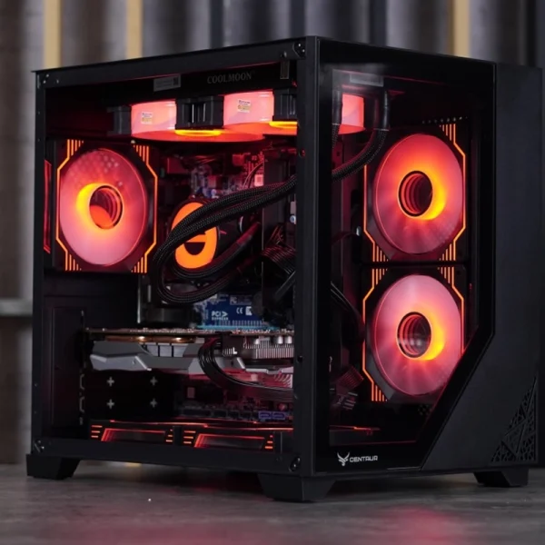 Vỏ case Centaur Titan CT-V001 | mATX, Mid Tower, Đen