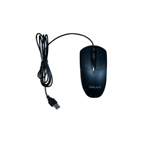 Chuột máy tính Delux M359 có dây – DPI 1000 – Đen