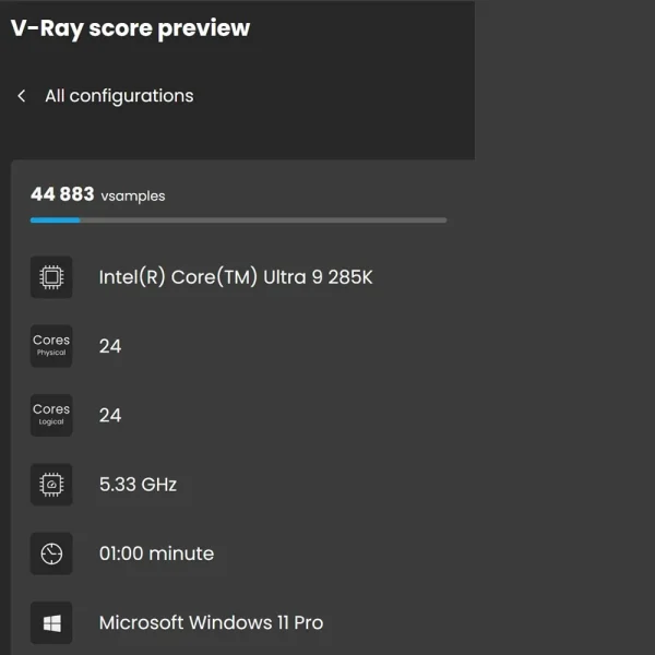 CPU Intel Core Ultra 9 285K (LGA 1851 – 24 nhân 24 luồng – 36MB Cache)