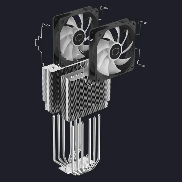 Tản nhiệt khí Cooler Master Hyper 620S ARGB Dual Fan
