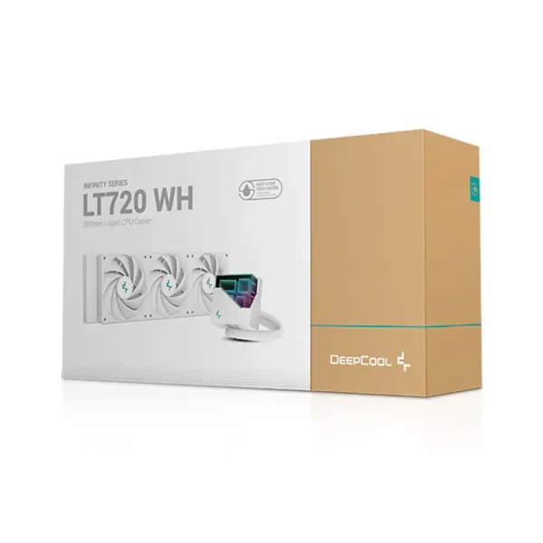 Tản Nhiệt Nước Deepcool LT720 WH – LED Vô Cực, Màu Trắng