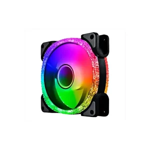 Fan Case COOLMOON F4 LED ARGB (Hub remote) – Black