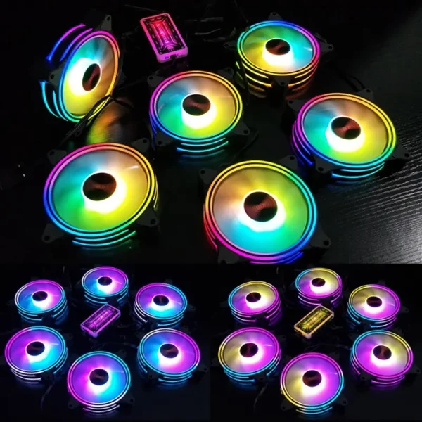 Fan Case COOLMOON M1 LED ARGB (Hub remote) – Black