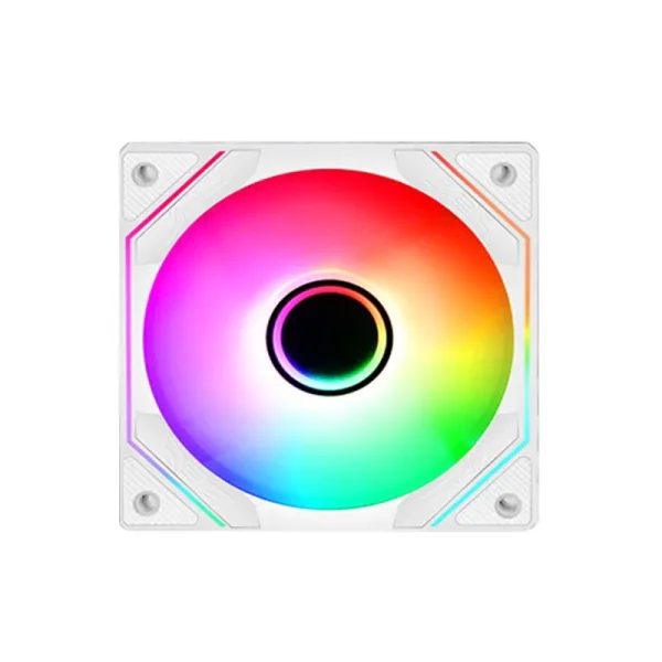 Fan Case Jungle Leopard 6 Pro White (Led ARGB, Sync Mainboard, Hub)