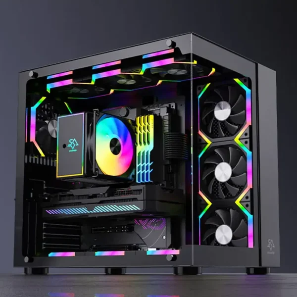 Fan Case Starlink V9 PRO ARGB Sync Mainboard Đen