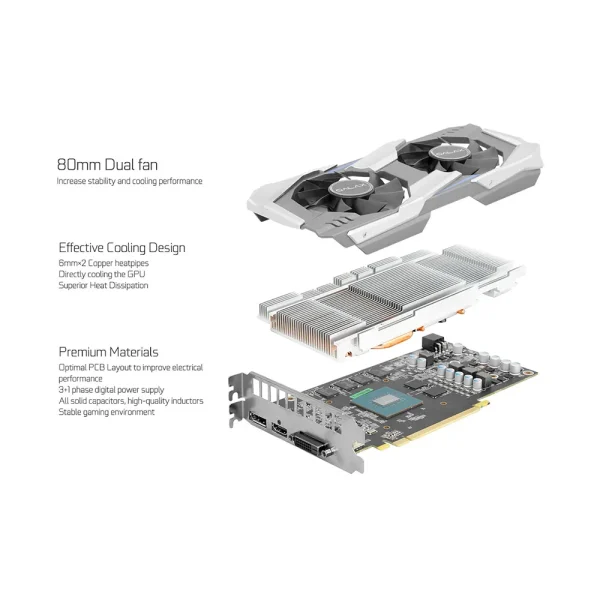 Card màn hình GALAX GTX 1060 3GB GDDR5 192-bit