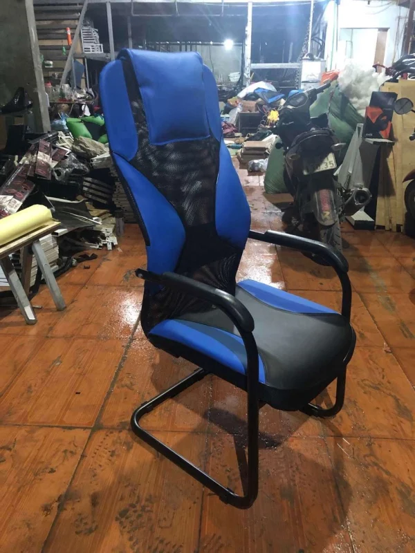 Ghế chơi game Cyber tay sắt lưng lưới