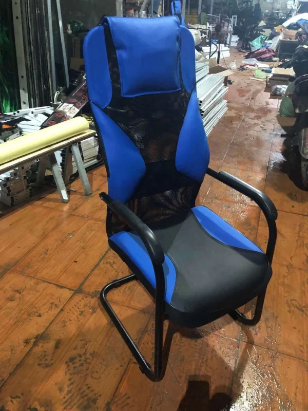 Ghế chơi game Cyber tay sắt lưng lưới