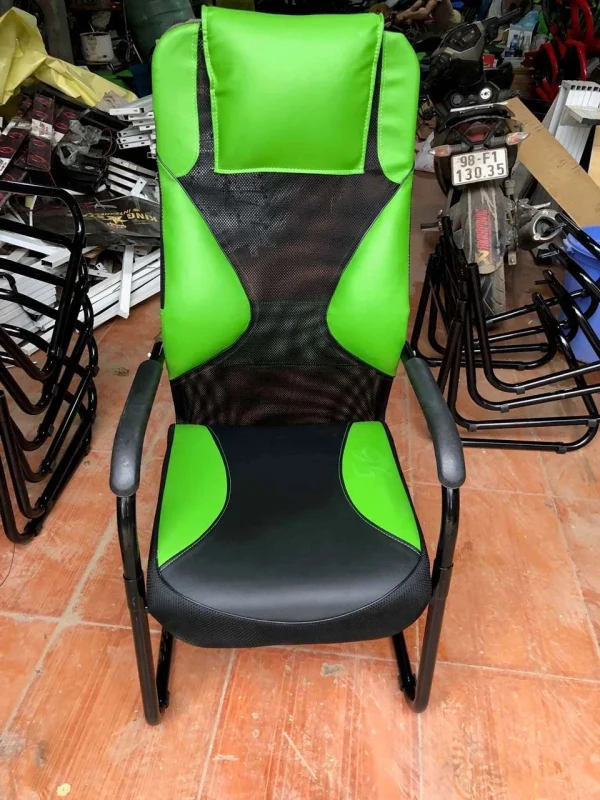 Ghế chơi game Cyber tay sắt lưng lưới