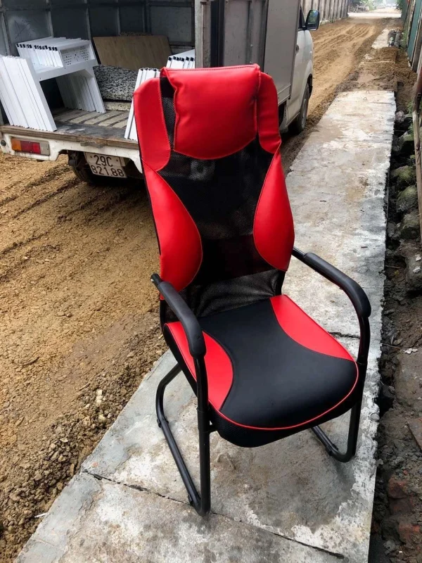 Ghế chơi game Cyber tay sắt lưng lưới