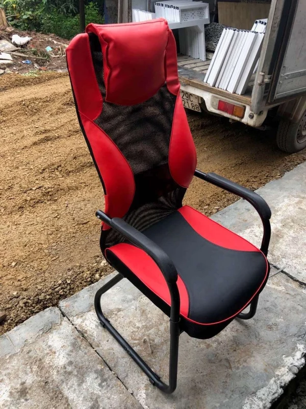 Ghế chơi game Cyber tay sắt lưng lưới