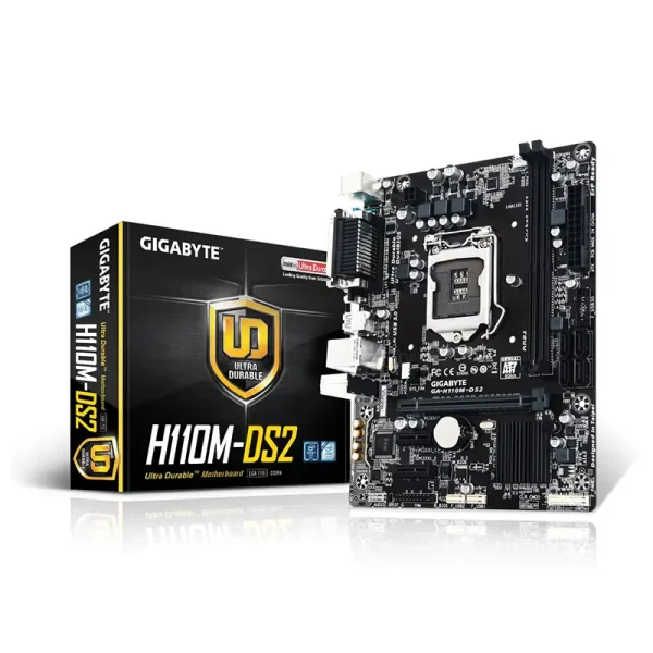 GIGA H110M-DS2 LGA 1151 CŨ BÓC MÁY NGUYÊN ZIN, GIÁ RẺ !