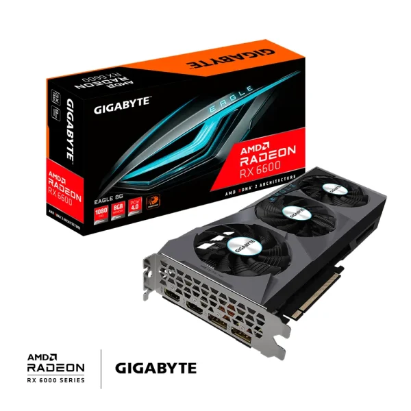 VGA GIGABYTE Radeon RX 6600 EAGLE 8G GDDR6 3FAN