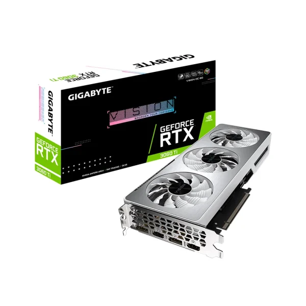 VGA GIGABYTE GeForce RTX 3060 Ti VISION OC 8G WHITE