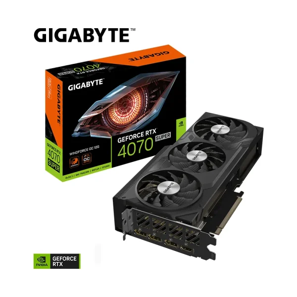 VGA GIGABYTE RTX 4070 SUPER WINDFORCE OC 12GB​