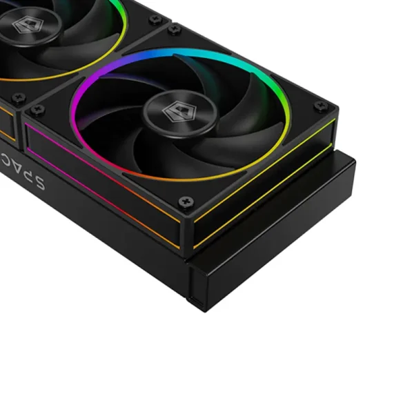 Tản nhiệt nước AIO ID-COOLING SPACE SL240 ARGB màn LCD- Đen