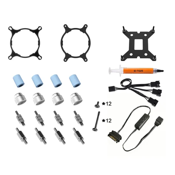 Tản Nhiệt Nước ID-COOLING ZOOMFLOW 360X ARGB (White) – Chính Hãng