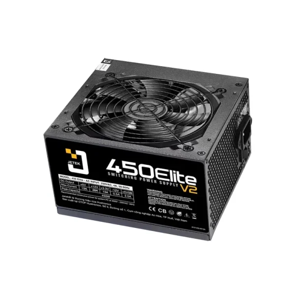 Nguồn Jetek 450 Elite V2 450W công suất thực – chính hãng