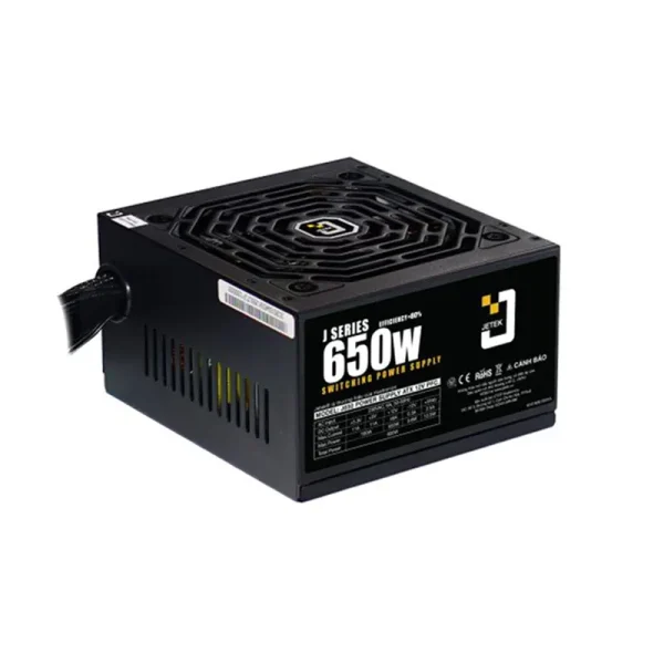 Nguồn máy tính Jetek J Series J650 650W 80 Plus tích hợp PPFC