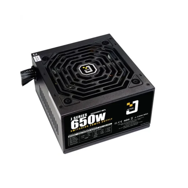 Nguồn máy tính Jetek J Series J650 650W 80 Plus tích hợp PPFC