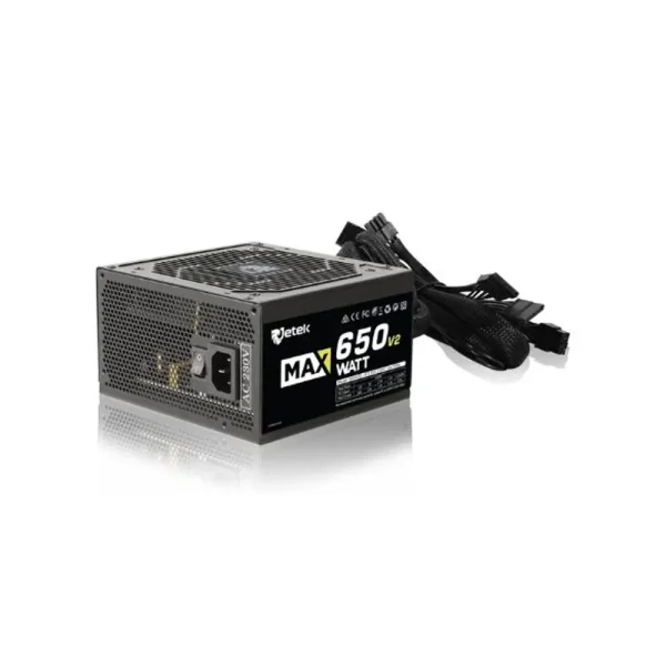 Nguồn Jetek MAXWATT MW650 V2 650W – Cáp dẹt, 2 CPU