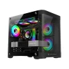 Vỏ Case KENOO ESPORT MK400 mATX Kính Cong Đen