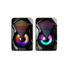 Loa máy tính LEERFEI E-1046 mini digital speaker LED RGB