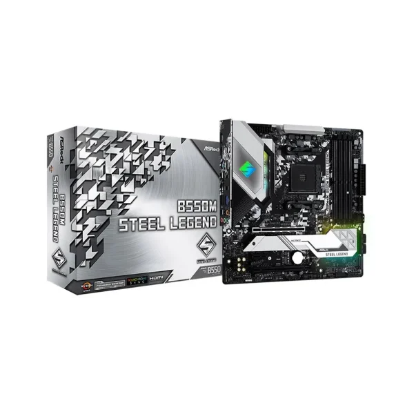 Mainboard ASRock B550M STEEL LEGEND (AM4, m-ATX, 4 khe DDR4)