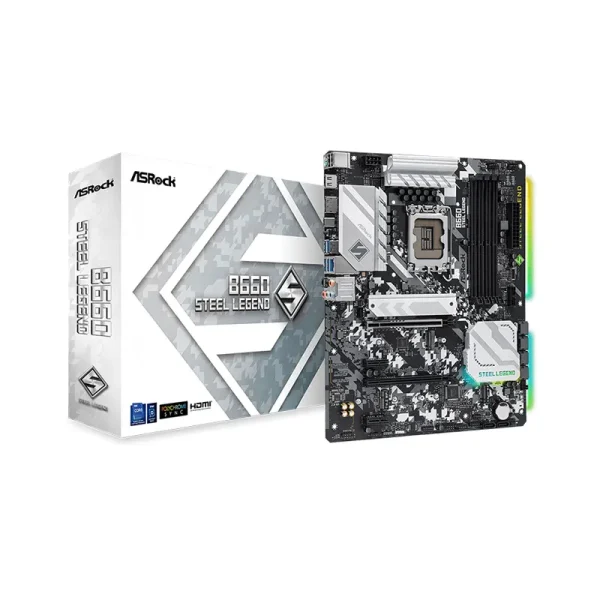 Mainboard ASRock B660 STEEL LEGEND (Intel B660, LGA 1700, ATX, 4 khe DDR4)