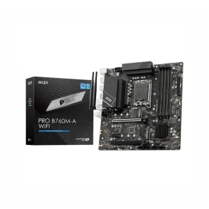 Mainboard MSI PRO B760M-A WIFI DDR5 (Intel B760, LGA1700, mATX, 4 khe DRR5)