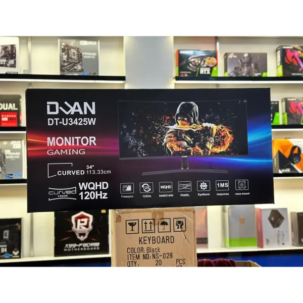 Màn hình Duan DT-U3425W 34 inch WQHD 120Hz Cong VA
