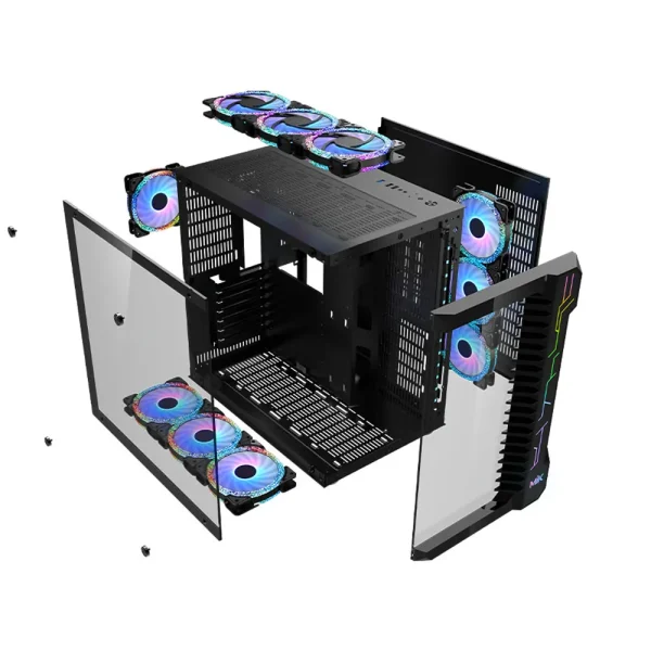 Vỏ Case MIK LV07 – BLACK (Mid Tower/ Màu Đen) * Giá Tốt Nhất