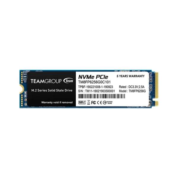 Ổ cứng SSD TeamGroup MP33 256GB NVMe M.2-2280 PCIe Gen3x4