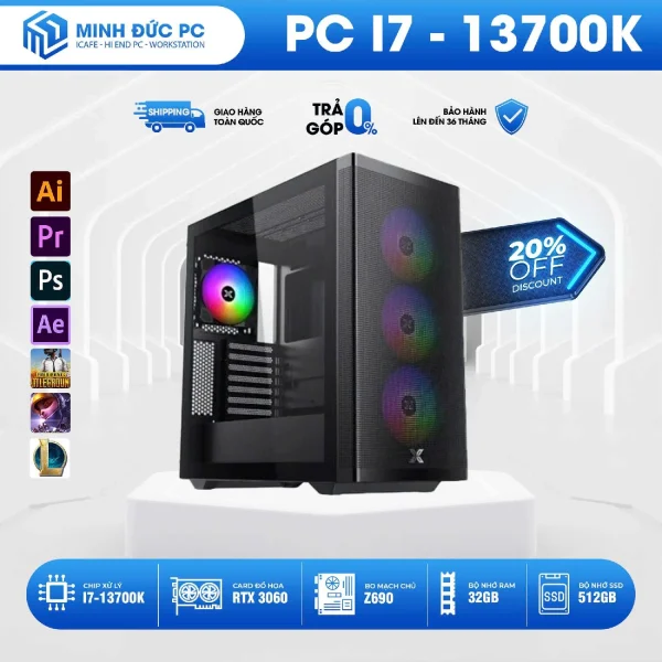 PC i7 13700K | 32GB RAM | VGA RTX 3060 12GB | SSD 512GB