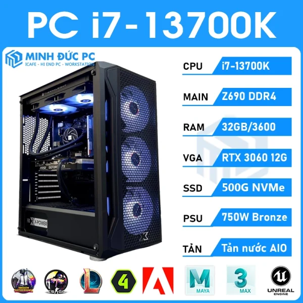PC i7 13700K | 32GB RAM | VGA RTX 3060 12GB | SSD 512GB