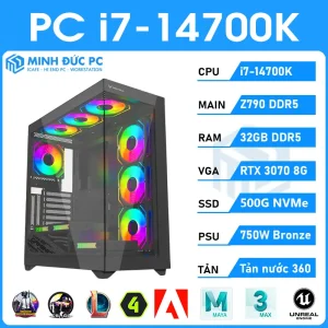 PC i7-14700K | RAM 32G D5 | VGA RTX 3070 | SSD 500G | Z790 D5