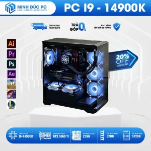 PC i9-14900K Z790 32GB RTX 5060 Ti SSD 512GB