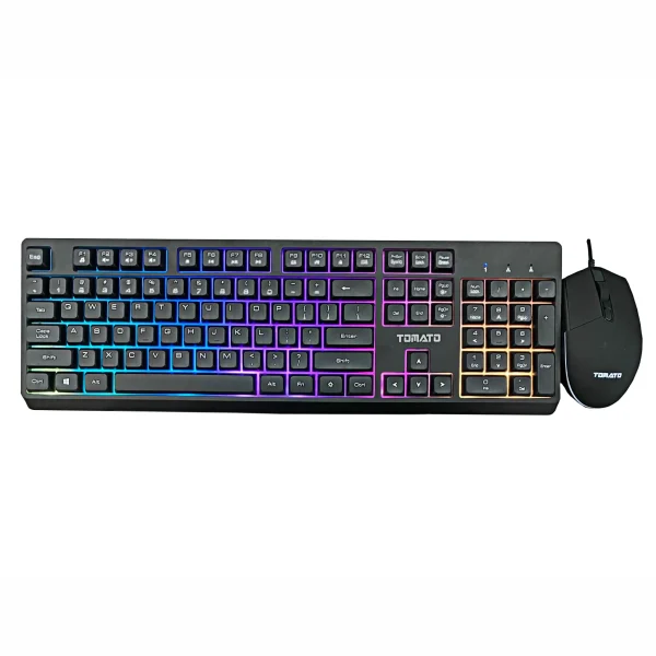 Bộ bàn phím chuột TOMATO S100 LED RGB – Black