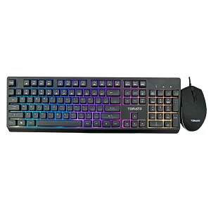 Bộ bàn phím chuột TOMATO S100 LED RGB – Black
