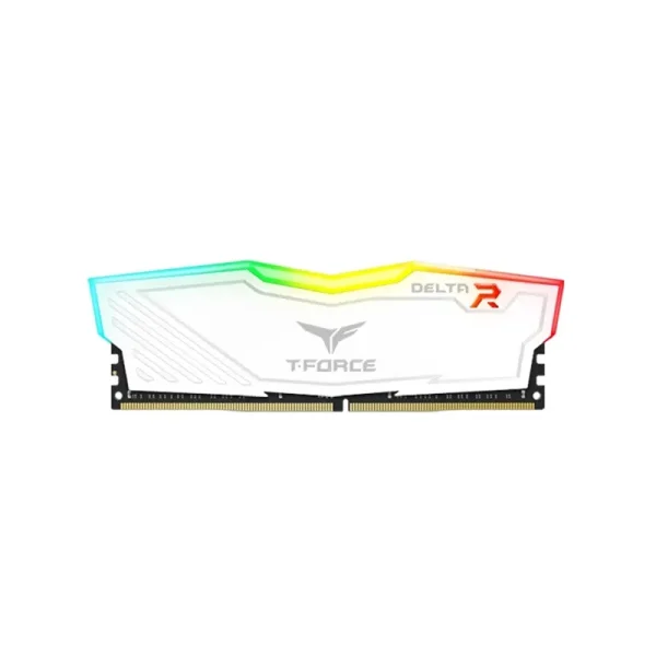 Ram DDR4 TeamGroup 8GB 3200Mhz T-Force Delta RGB – White