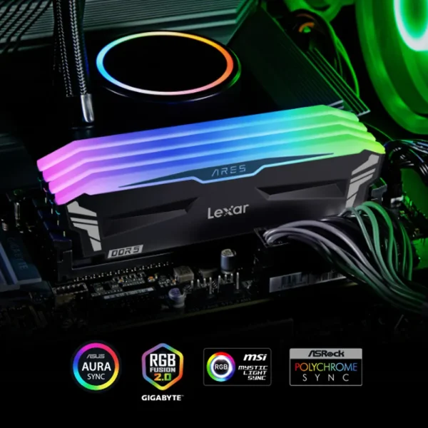 RAM DDR5 Lexar ARES RGB 16GB 6400MHz (1x16GB)