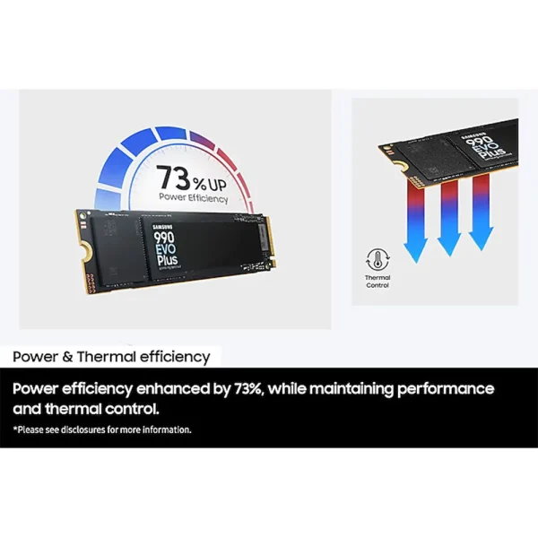 SSD Samsung 990 EVO Plus 1TB (PCIe 4.0/5.0)