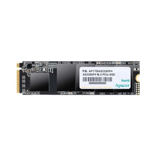 SSD Apacer AS2280P4 256GB PCIe NVMe 3×4 (Đọc 2100Mb/s – Ghi 1300Mb/s)